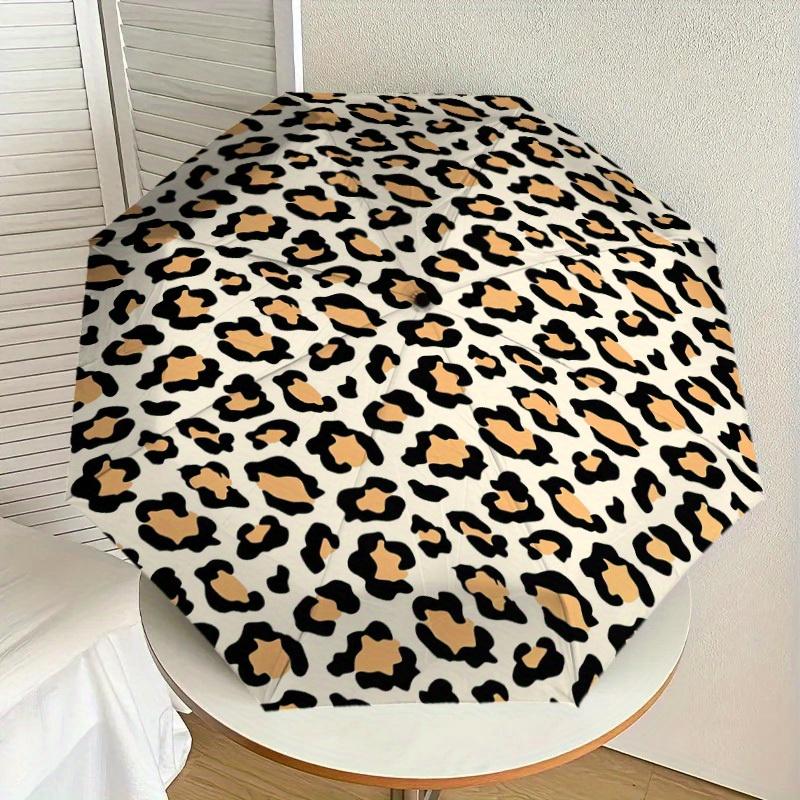 1pc Leopard print, Animal pattern Print Umbrella , Multi-functional Umbrellafor Men & Women, Valentine s Day Gift0817014