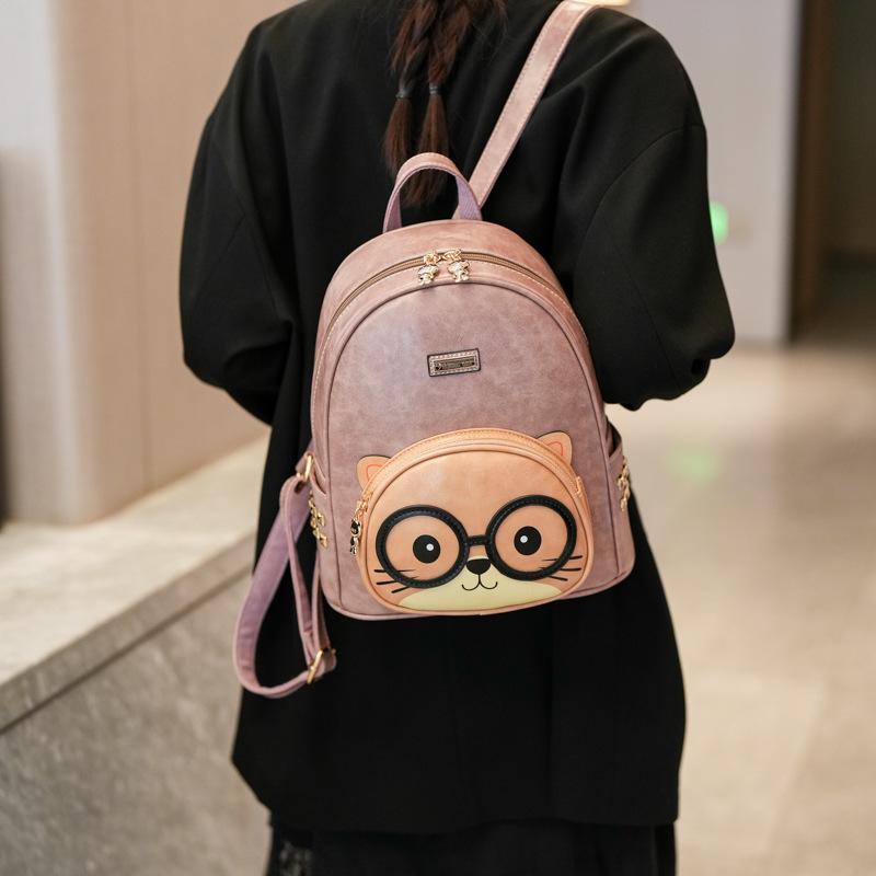 2025 Damen Modischer Vielseitiger Cartoon Reise-Rucksack - Großes Fassungsvermögen Schultasche Pendler-Rucksack