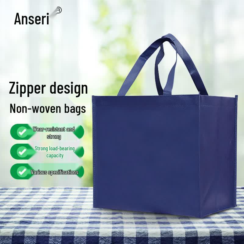 Ansell Non-woven Zippered Tote Bag Large