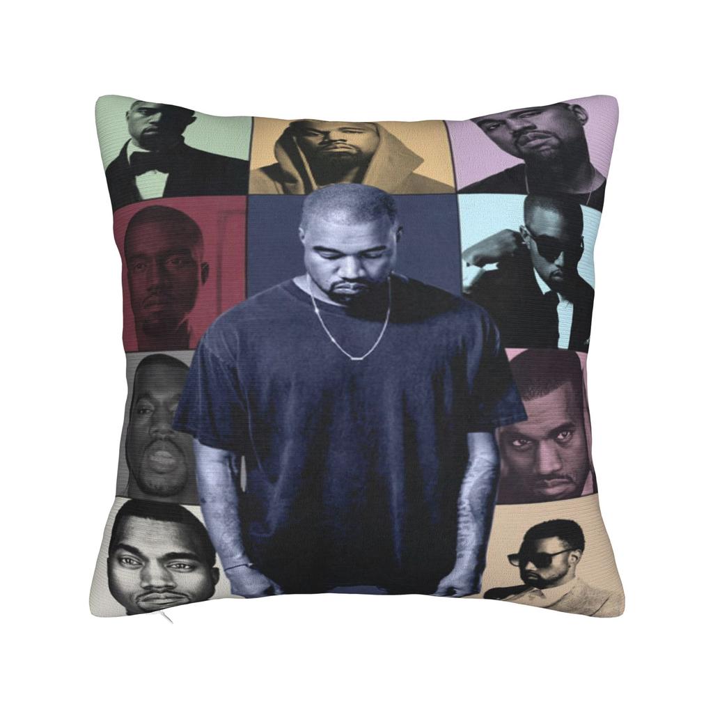 K-kanyes W-wests Funny Meme Printed Pillowcases Cushion Cover  Pillow Covers New Style Sofa Decoration Zipper Multi Size