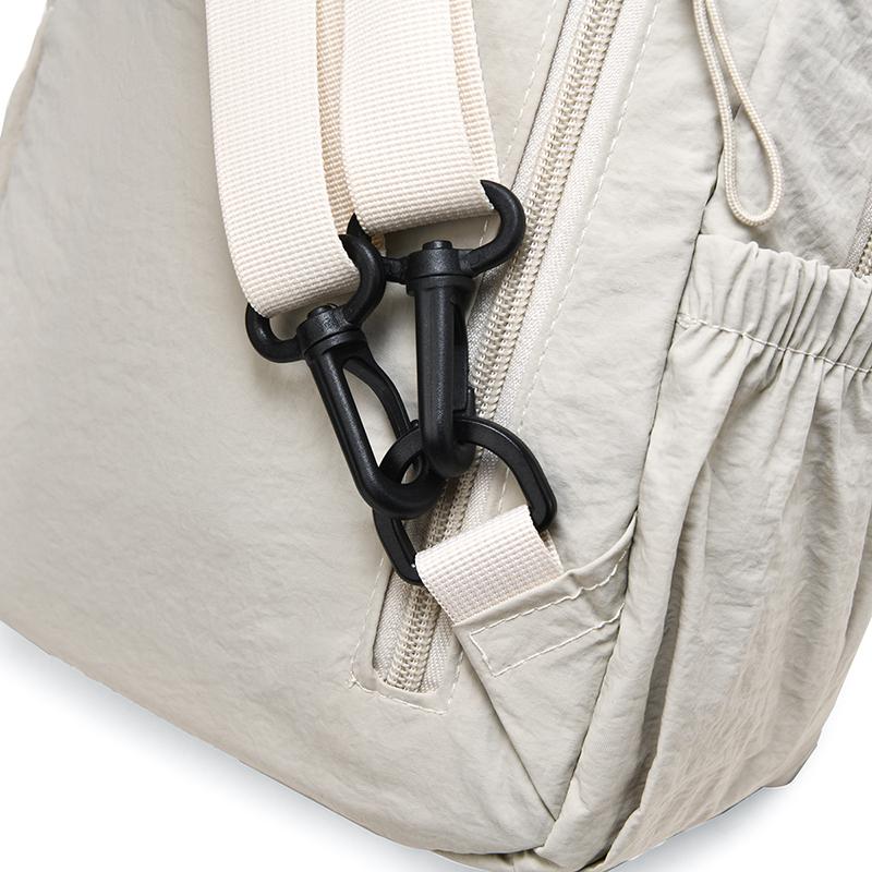 Women's Bag Multi-function Sport Large Capacity Solid Color Chest Bag Travel Backpack