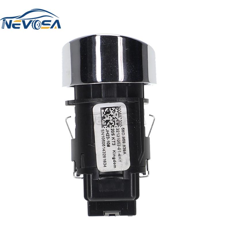 NEVOSA 56D959839A 561959839B 561959839 Car Start Stop Switch Button For VW Passat 2010-2015 Ignition Lock Power Switch