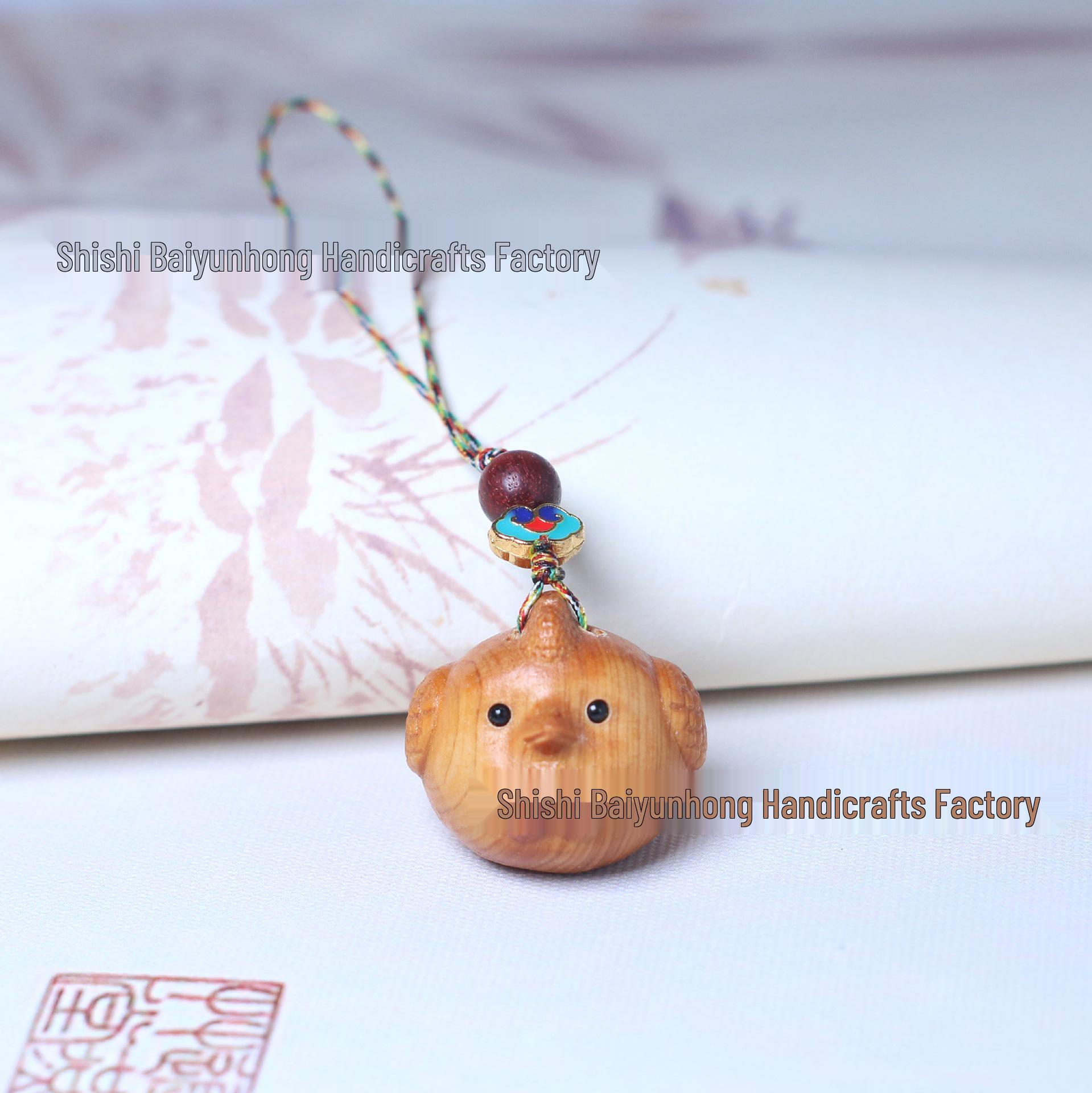 

Креативный милый брелок с резьбой по дереву в виде знака зодиака и подвеска для мобильного телефона