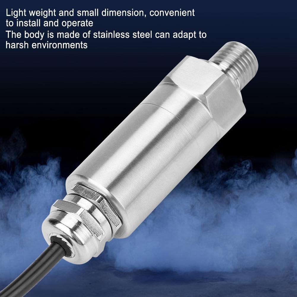 G1 4  DC 5V High Precision Pressure Transmitter Transducer 4 20MA for Water Gas Oil (0 50MPA)