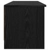 TV Cabinet 102 X 35 X 36.5 Cm Black Oak Effect