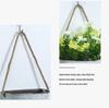 American Country-Style Wrought Iron Wall-Mounted Flower Pot for Creative Dried Flower Decor