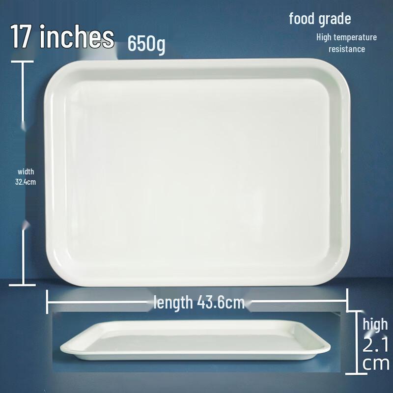 Lijia Fitment Melamine Serving Trays (10-Pack)