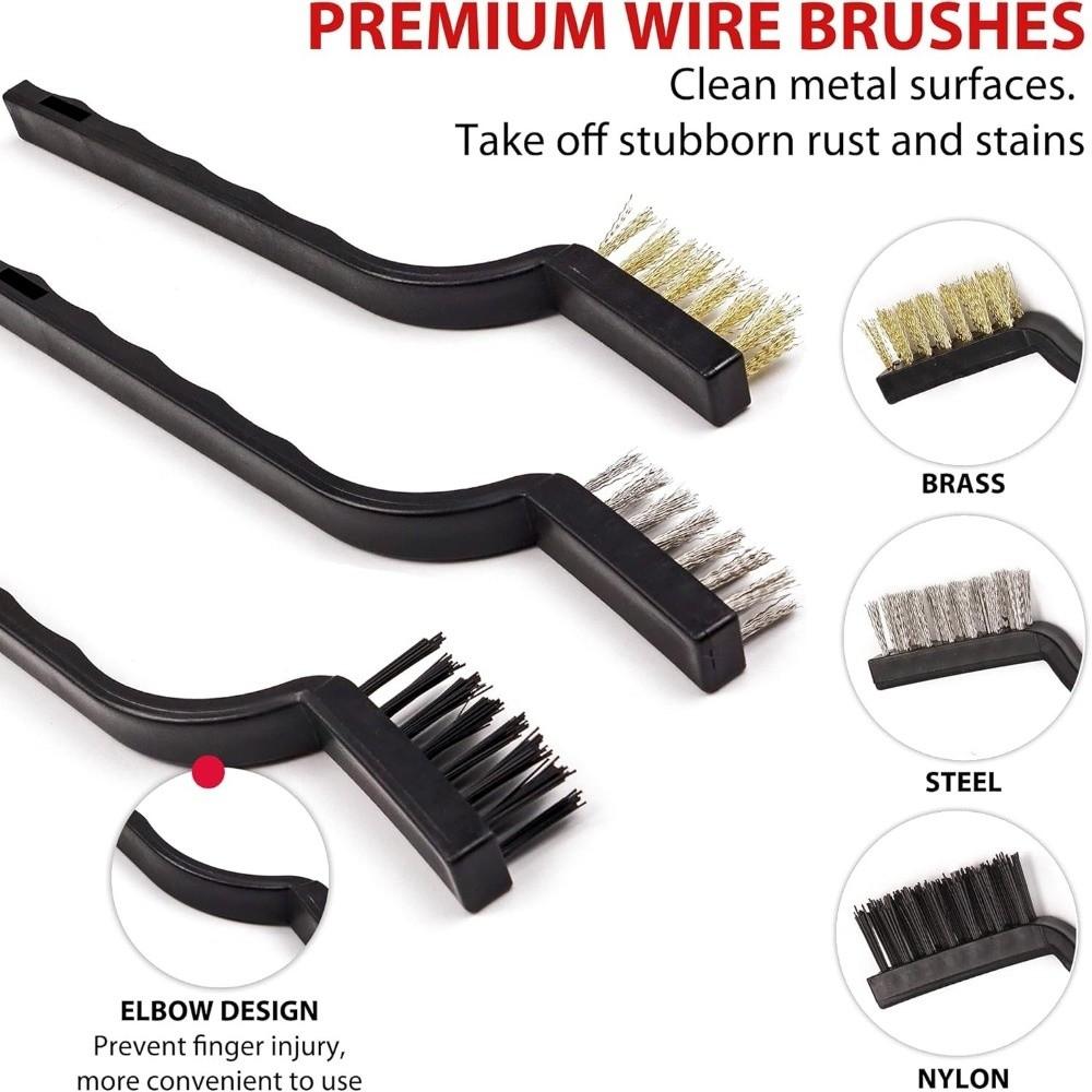 3/4/5/8pcs Vent Clean Car Cleaning Brush Artificial Bristles Bristle Brush  Dashboard