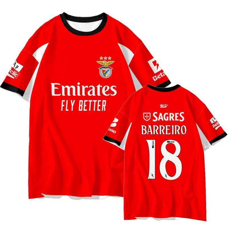 Benfica Home & Away Jersey: #10 Di Maria, #14 Pavlidis - Fan Version Football Kit