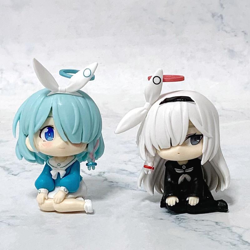 Blue Archive The Animation Q Pvc Figurine With Adorable Sitting Style For Gift
