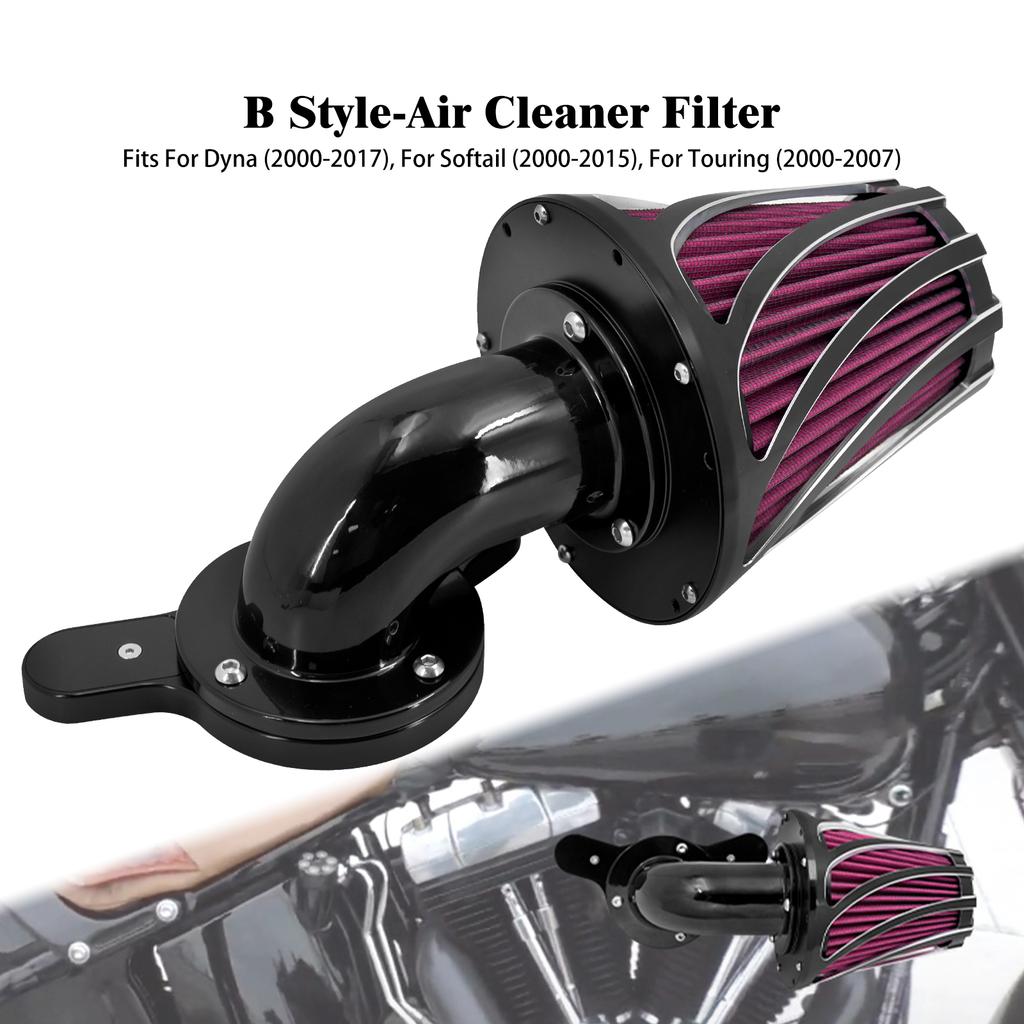 Motorcycle Air Cleaner CNC Intake Air Filter For Harley Softail Breakout Fat Boy FXLR FL Touring Glide Road King Sportster Dyna