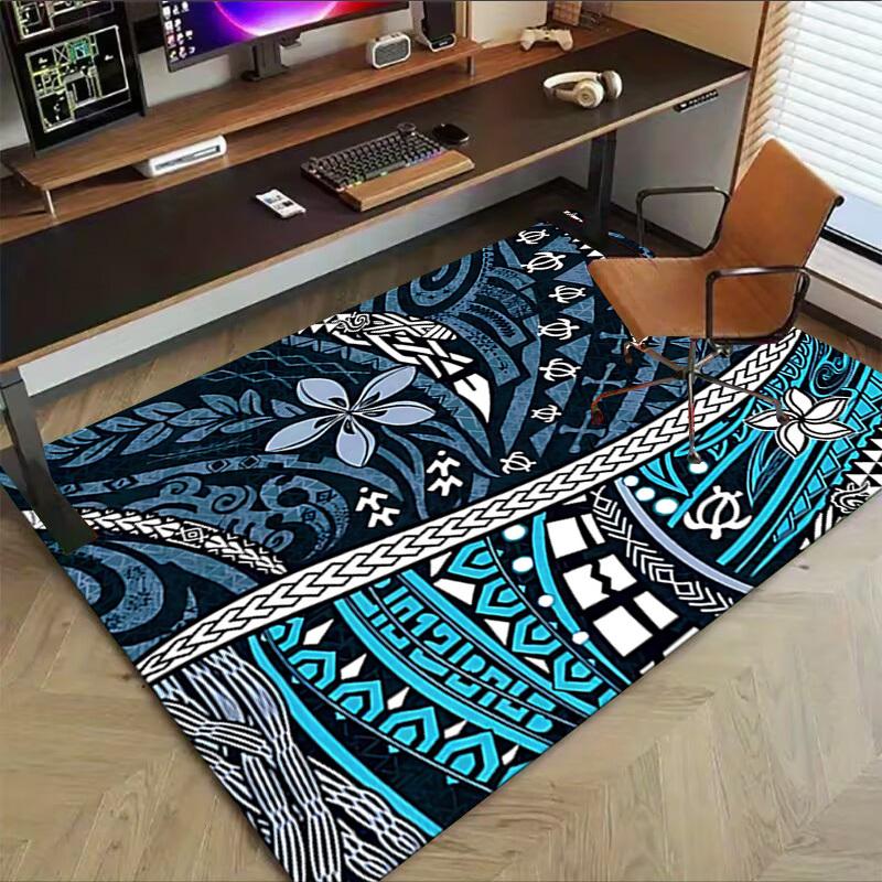 1PC Tribal Patterns Anti-slip carpet, suitable for Office, bedroomand playrooms. It can also be used as a sofa footrest cover-W101