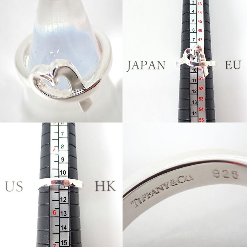 [Used] TIFFANY 925 Loving Heart Ring Size 9/Size 9/g535-84