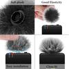 Geekria Fur Mic Windscreen for Creators, Compatible with Rode Wireless GO Gen 3 III, GO 2, PRO, and ME, Dead Cat Microphone Wind Muff, Microphone Wind
