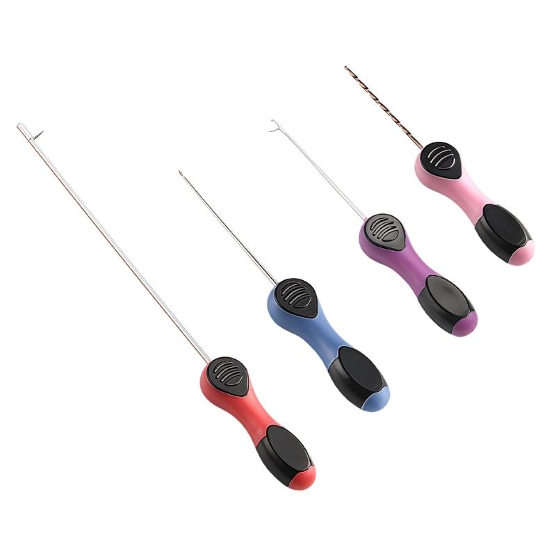 Baiting Rig Needle Stringer for Baits Hole Portable Fishing Splicing Needle Baits Boilie Drill Stringer Hook Needle