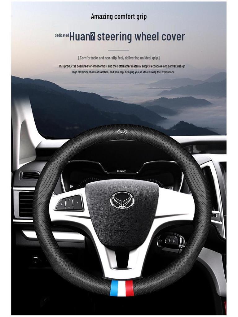 Lenkradbezug Kompatibel mit BAIC Huansu H2V, S2, S3, S5, S6, S7, H5, H7, Weiwang M20, M30