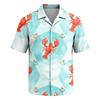 Men's Cuban Collar Shirt Hawaiian Summer Casual