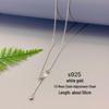 Adjustable DIY S925 Sterling Silver Chain Necklace