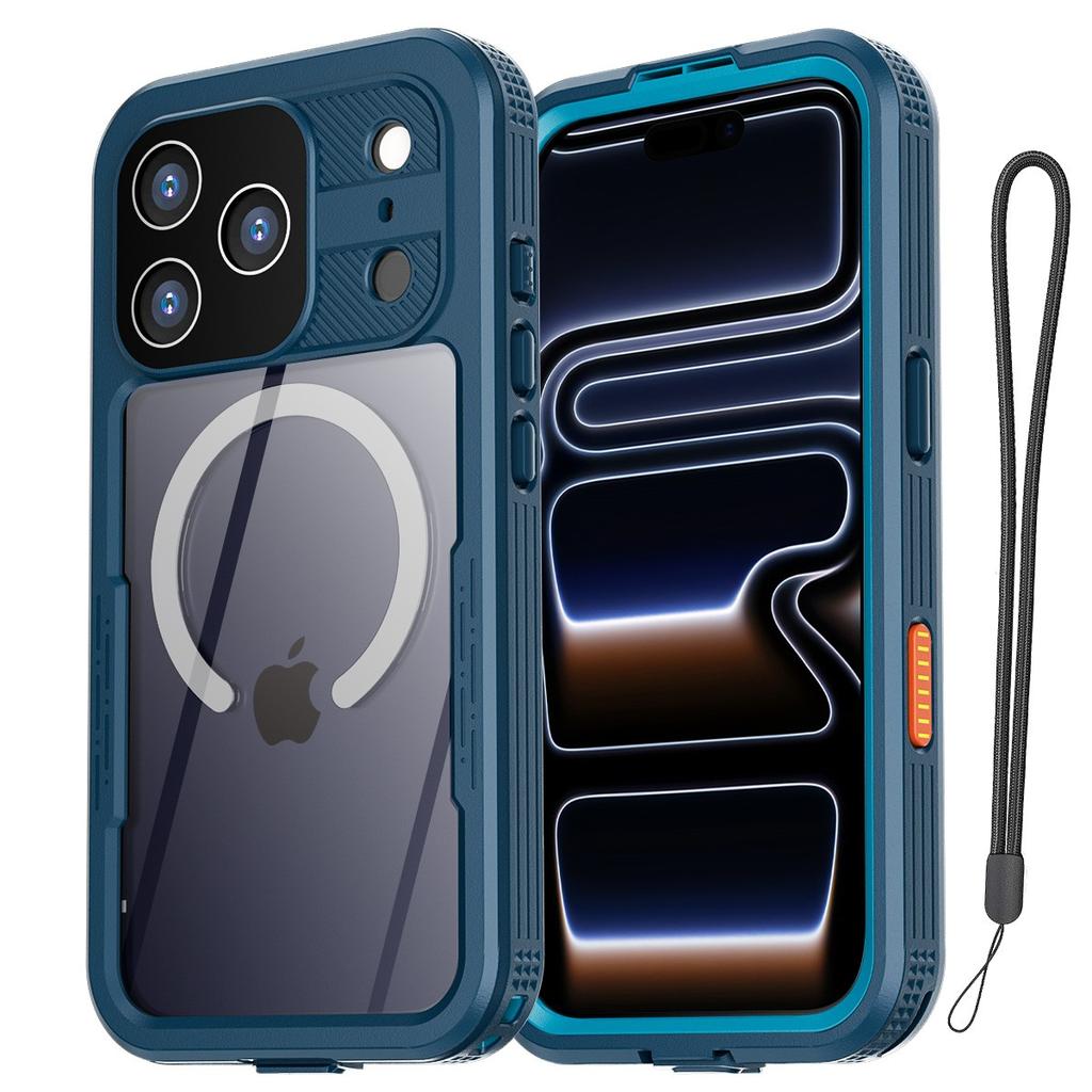 Waterproof IP68 Case for iPhone 17 Pro Max 17 Pro 16 Plus 16 Pro Max MagSafe Heavy-duty Shockproof Protection Magnetic Cover