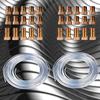 POPETPOP Brake Pipe, Zinc Pipe, Soft Pipe, 3/16" ID, 762cm Length, Tube Kit, 30 Pieces (Set of 2), Silver/Golden, 762x0.47cm