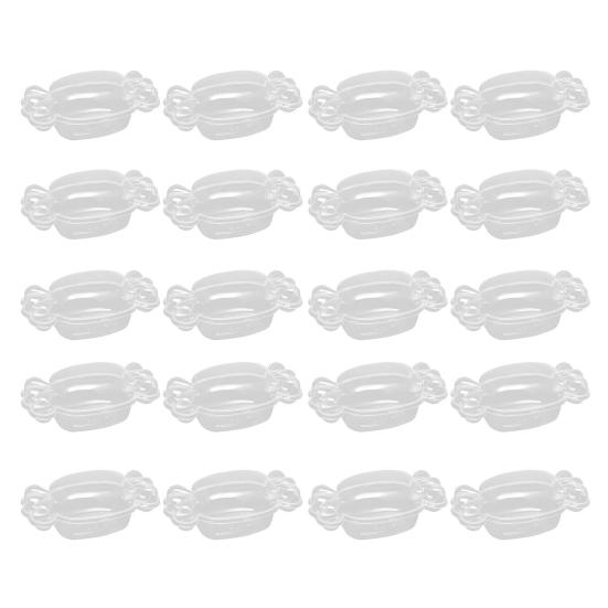 Tårtbox med lock Transparent godis- och snacksförvaringslåda Dekorativ snacksbehållare Födelsedagar Familjesammankomster Gåva