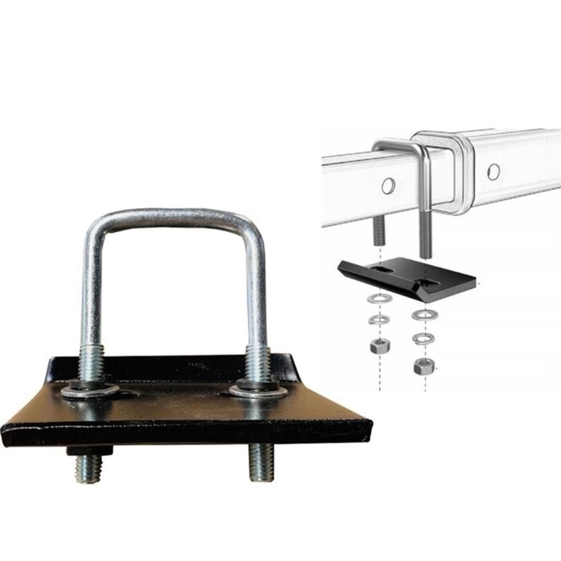 Heavy Duty Trailer Hitch Stabilizer Plates Set of 2 Universal Suitable for Campers Anti Vibration Secure Towing Solution