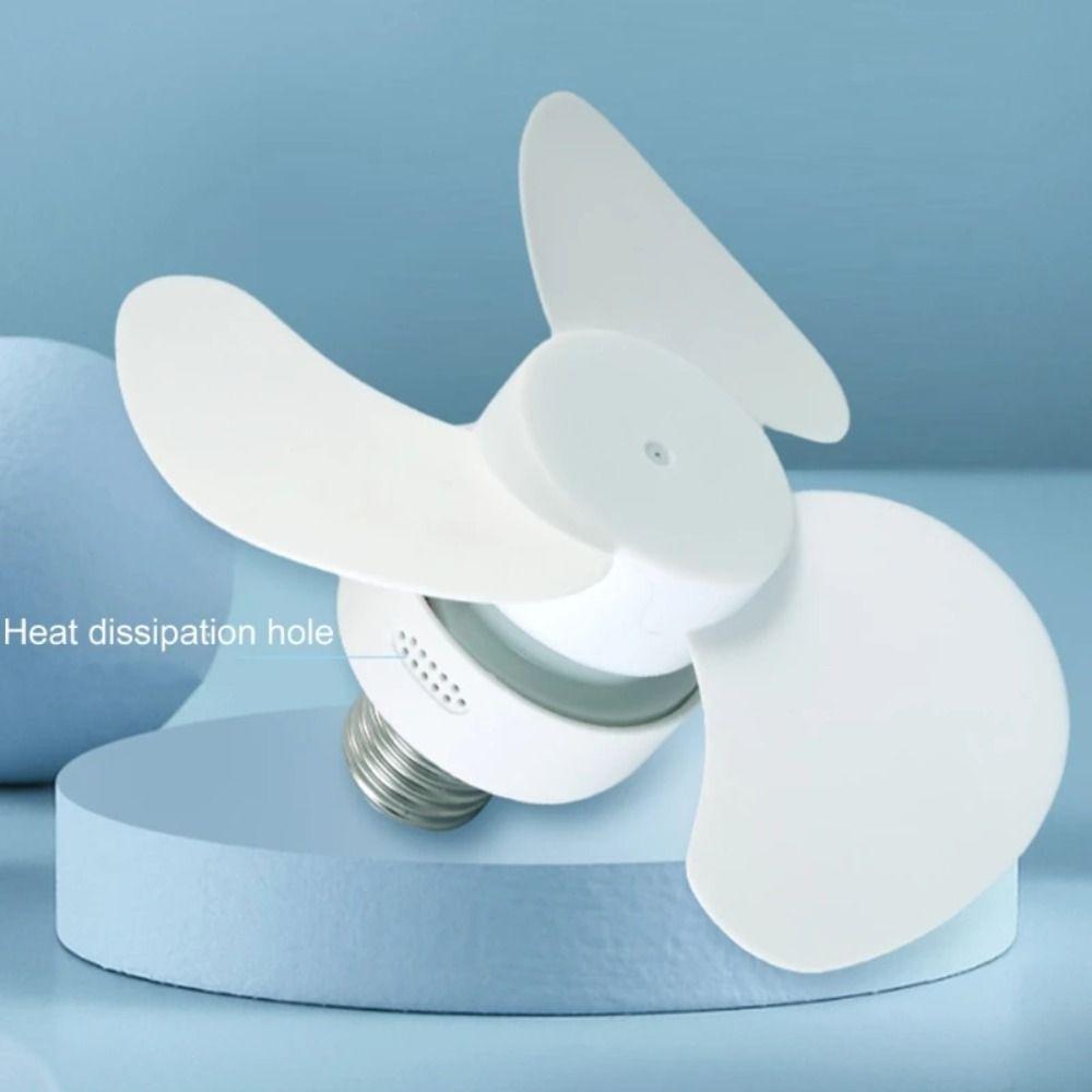 5W E27 Screw Mouth Fan Low Noise USB Electric Fan MIni Small Ceiling Fan  Summer