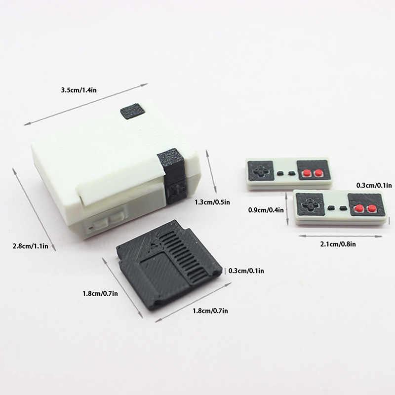 3Pcs/Set 1/12 Dollhouse Mini Game Console Miniature Game Handle Model Hand Puppet Doll Accessories Home Diy Decoration
