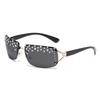 Fashion Unisex Square Frame Sunglasses With Protection For Travel And Parties
