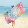 Mandala Pattern Microfiber Beach Towel - Soft, Absorbent, Quick-drying - Perfect for Swimming, Camping and Bathing