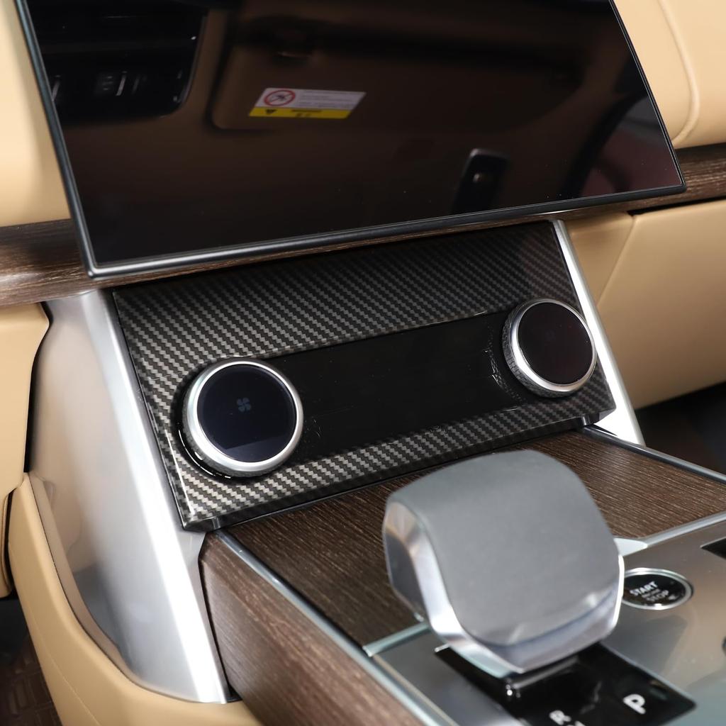 Sauicemy Air Conditioning Control Panel Decorative Sticker Cover for 2023 Land Rover Range Rover Air Conditioning Mode Panel Console Sticker Trim