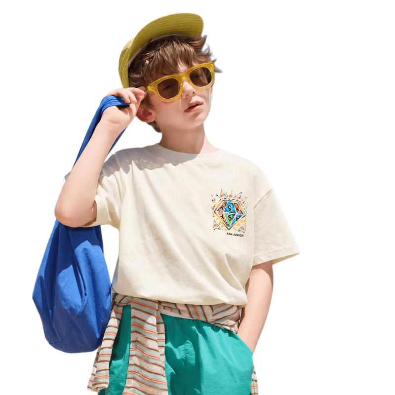 ASK JUNIOR Kids Antibacterial Cooling Sports T-Shirt