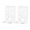 Set of 2 Tree Shaped Decorative Book Holders for Office and Study Book Organizer