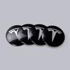 CJOZW1 4pcs 56mm Tesla Hub Cap Center Cap Logo High Quality Sticker For Tesla Model 3 Y S X Personalized Car Stickers Accessories