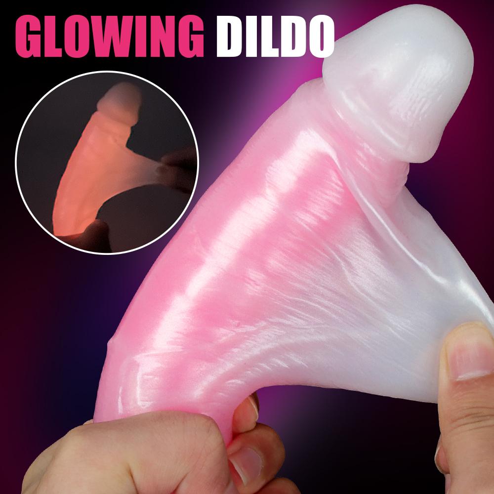Velké realistické dildo pro ženy začátečnice Posuvná kůže předkožka Anální pochva Bodová stimulace G Umělý penis sexuální hračka masturbátor