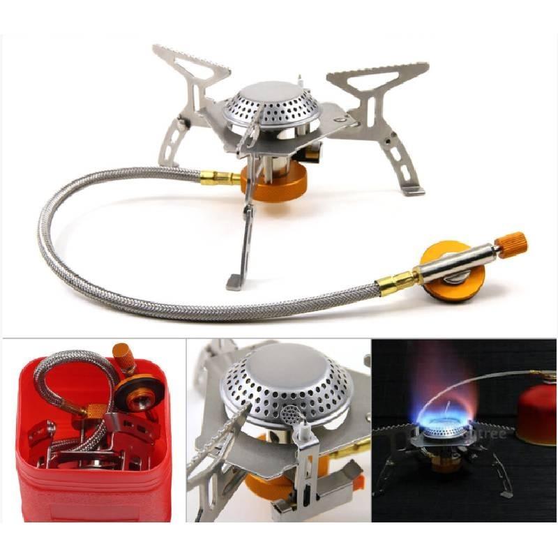 Outdoor Stove Portable Compact Camping Fishing Gas Heater Cooker Supplies Tools