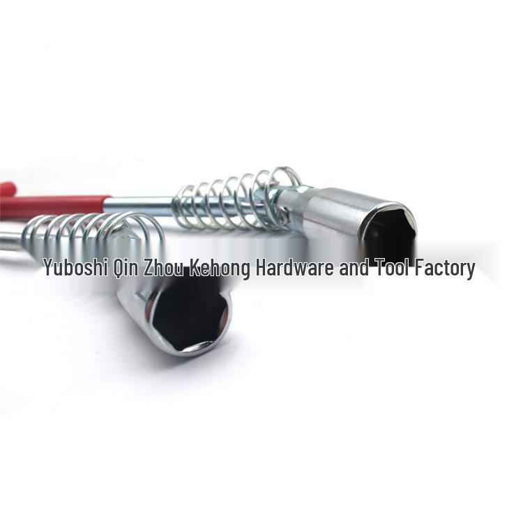 Kehong T-Type Universal Spark Plug Socket Wrench with Extended Handle for Cars and Motorcycles, 16mm.