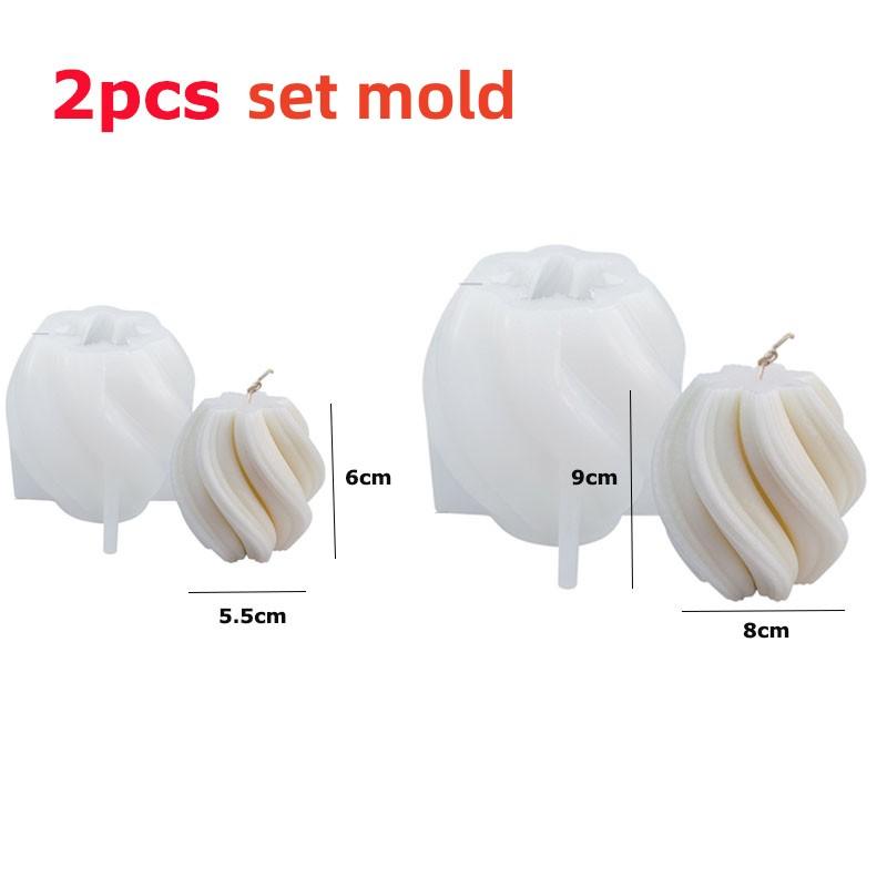 

DIY Свічка Силіконова форма Виготовлення форми Геометрична форма 3D-форма Епоксидна смола для мила ручної роботи Форма для ремесла Форма для прикраси дому