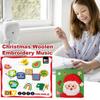 Embroidery Set for Kids Interesting Puzzle Craft Sewing Kit Interactive Hand Crafts Experience Needlepoint Kits for Children