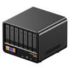 AOOSTAR WTR MAX NAS Mini PC Barebone (No RAM No SSD), Intel Core i5-1235U 10 Core Max 4.4GHz, 11-Bay Storage (6×3.5' HDD + 5×M.2 PCIe 3.0 SSD)