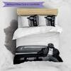 GNX Lamar 3pcs Bedding Set Duvet Cover Closure Includes 1 Duvet Cover & 2 Pillowcases for All Seasons Bedroom Home Dorm Decor