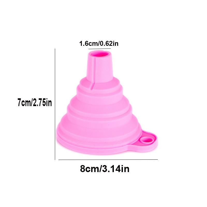 3pcs Foldable Telescopic Funnel - Perfect for Home Kitchen & Outdoor Camping!
