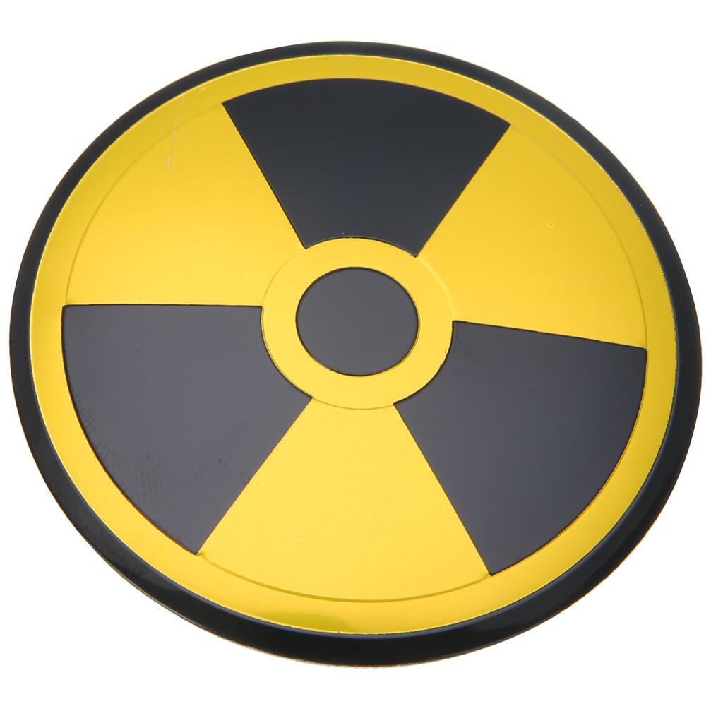 4 szt. Symbol ostrzegawczy nuklearny Koła Centrum Hub Cap Emblem Badge Naklejka Naklejka