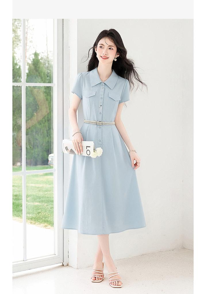 Design Sense Niche Fashion Temperament Slimming Dress for Petite Figures
