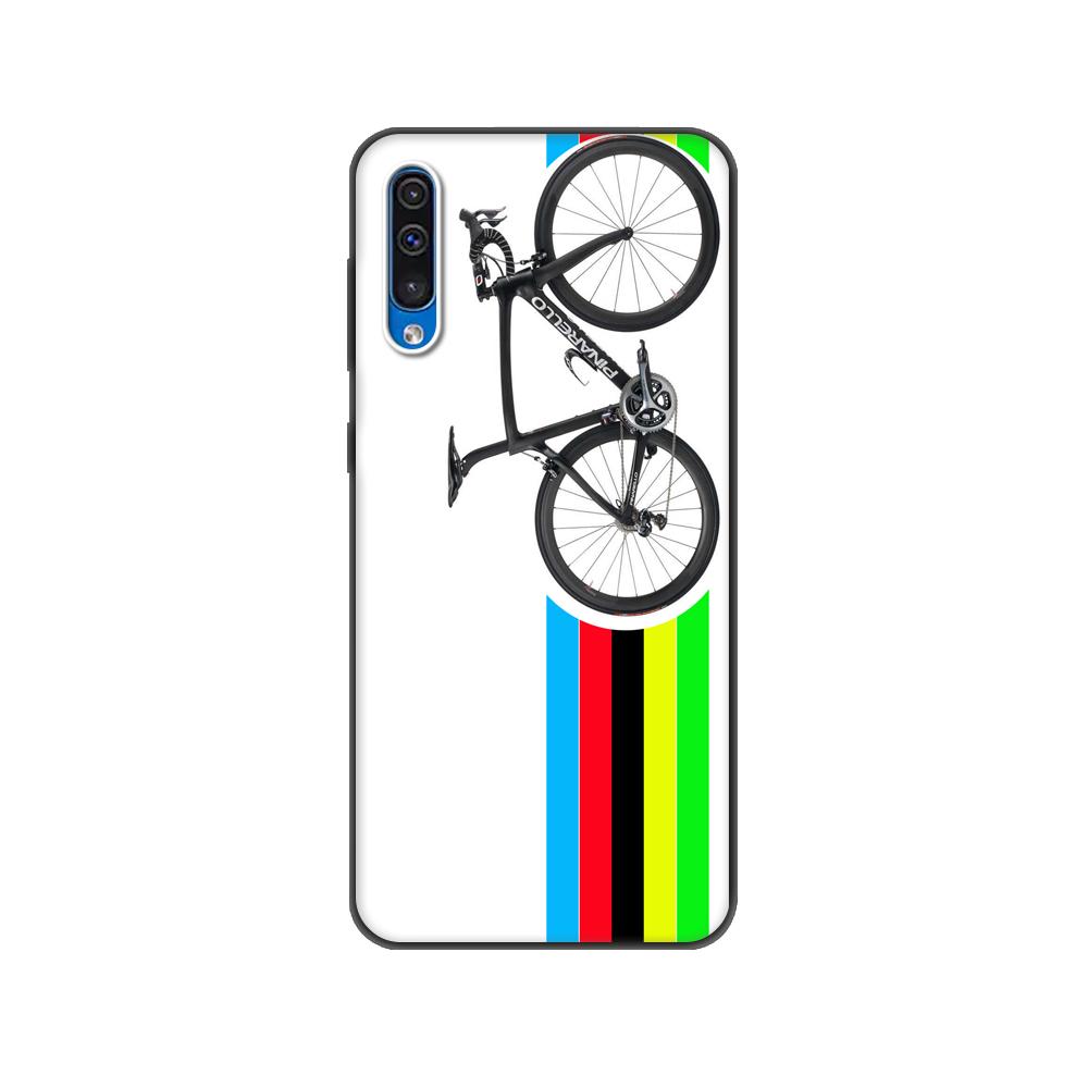 Black Tpu Case For Samsung Galaxy A50 50S A30S A10 A01 A11 A21S A31 A41 A51 A71 M21 M30S S10 LITE Cover BIKE CYCLING Art