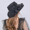 Temperament Foldable Millinery Soft Lace Bow Sun Hat Summer Outdoor Sun Hat
