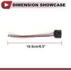1 Pcs Wiring Harness for Toyota Prius 2010-2015 Sensor Harness Adapters No.9098012303 5 Pin 18gauge
