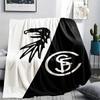 1pc SC Freiburg Print Flannel Blanket, High Quality Comfortable for All Seasons, Home Decor, Warmth and Comfort, Perfect for Christmas Gifts80