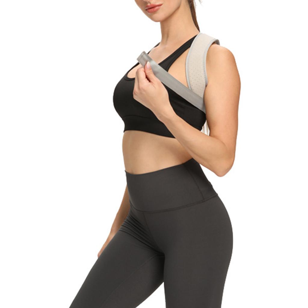 Posture Corrector for Men and Women Nylon Posture Support Belt Adjustable Breathable Hunchback Corrector for Bad