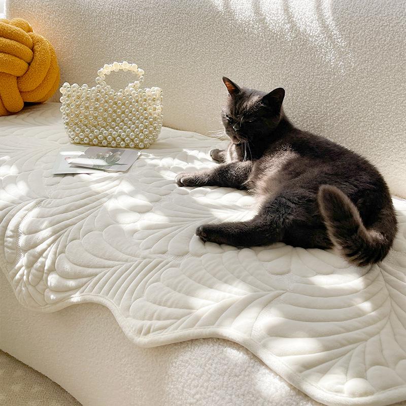 

Новые подушки для дивана из розового молочного бархата, нескользящие чехлы для дивана, осенние и зимние плюшевые чехлы, ретро-полотенце для дивана 70*150cm